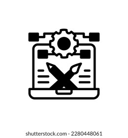 Designing Services icon in vector. Illustration