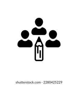 Designing Team icon in vector. Illustration