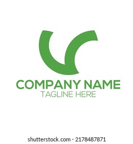 Designing V letter logo for branding
