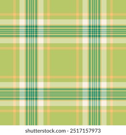 Designs background plaid vector, 20s pattern fabric texture. Buffalo textile check seamless tartan in yellow and green color.