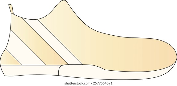 the designs illustration of casual shoes by frenzaan