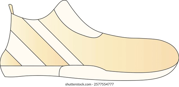 the designs illustration of casual shoes by frenzaan