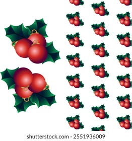 designs and illustrations for Christmas backgrounds