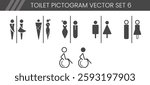 The designs range from classic stick figures to more stylized silhouettes, allowing for seamless scaling and customization without loss of quality. Eps10