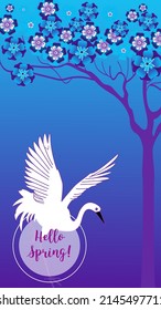 Designs templates of  spring background. Seasons poster, flyer, invitation, card. Vector Illustration
