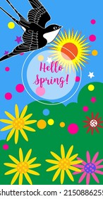 Designs Vorlagen von Sommer und Frühling Hintergrund. Seasons Poster, Flyer, Einladung, Karte. Vektorgrafik
