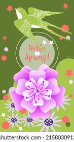 Designs templates of summer and spring background. Seasons poster, flyer, invitation, card. Vector Illustration
