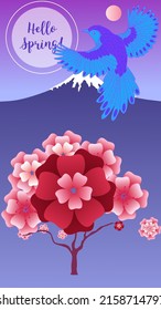 Designs templates of summer and spring background. Seasons poster, flyer, invitation, card. Vector Illustration
