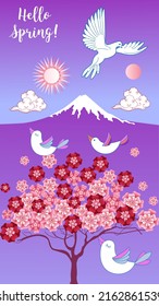 Designs templates of summer and spring background. Seasons poster, flyer, invitation, card. Vector Illustration
