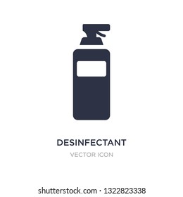 desinfectant icon on white background. Simple element illustration from Health and medical concept. desinfectant sign icon symbol design.