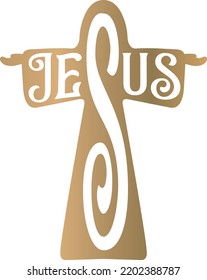 Desing Cross Jesus Symbol Faith