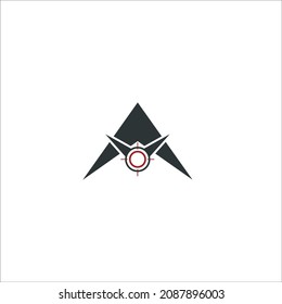 ein Design-Logo 
AIM-Waffe