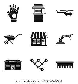 Desire icons set. Simple set of 9 desire vector icons for web isolated on white background