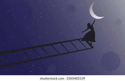 Deseo de tocar el cielo nocturno