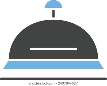 Desk Bell Symbol Vektorbild. Geeignet für mobile Applikationen und Printmedien.