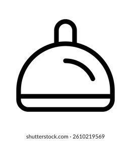 Desk Bell Icon Vector Symbol Design Illustration