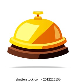 Desk Bell Vector Isolated Illustration