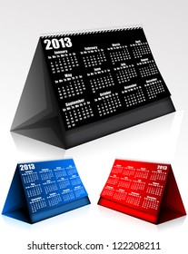 Desk calendar 2013 eps10