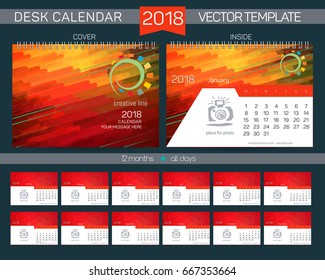 Wall Monthly Calendar Year 2017 Different Stock Vector (Royalty Free ...