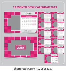 Desk Calendar 2019