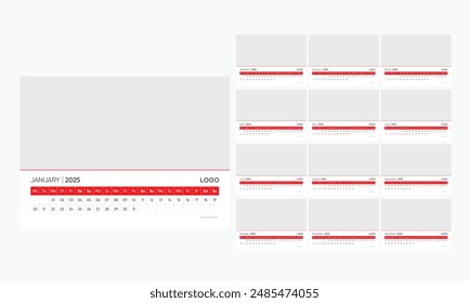 desk calendar 2025, calendar design 2025, calendar layout 2025