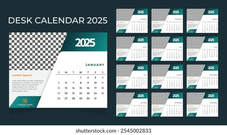 Modelo de planejador do calendário de atendimento 2025.