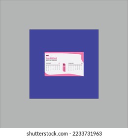 Desk calendar design for any aspect. 