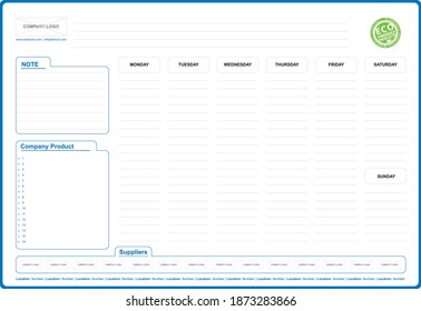 Desk Calendar design - desk gift printable design
