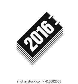 Desk Calendar Icon