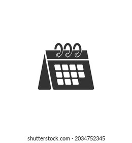 Desk Calendar Icon Design Illustration Template