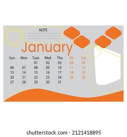 Desk Calendar Social Media Design