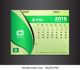 Desk Calendar template. Vector Design Template. January Month. calendar design, calendar template, vector illustration,printing design,calendar 2016