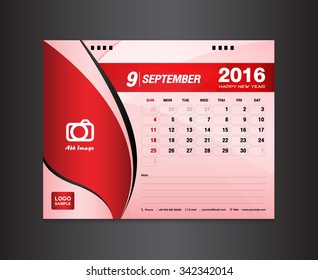 Desk Calendar template. Vector Design Template. January Month. calendar design, calendar template, vector illustration,printing design