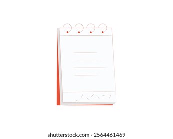 Desk Calendar Vector Illustration. Desk Calendar Vector Illustration for Offices and Homes, Stylish Calendar Clipart Design, Simple Calendar Icon Set for Planners and Schedules