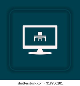 desk and chair
