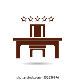 desk and chair