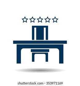 desk and chair