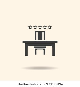 desk and chair