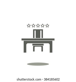 desk and chair