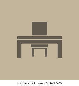 Desk and chair