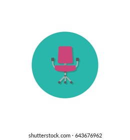 desk chair icon vector illustration