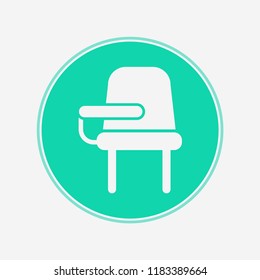 Desk chair vector icon sign symbol
