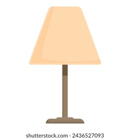 Desk classic night lamp icon cartoon vector. Online discount. Furniture store