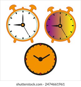 desk clock with clock icon