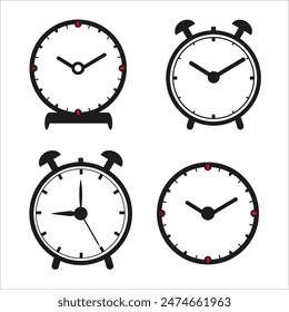 desk clock with clock icon