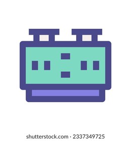 desk clock icon for your website, mobile, presentation, and logo design.