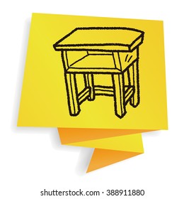 Desk Doodle Stock Vector (Royalty Free) 388911880 | Shutterstock