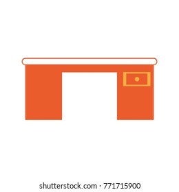 desk with a drawer icon