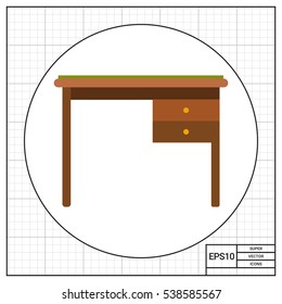 Desk with drawers