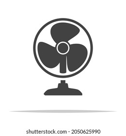 Desk Fan Icon Vector Isolated